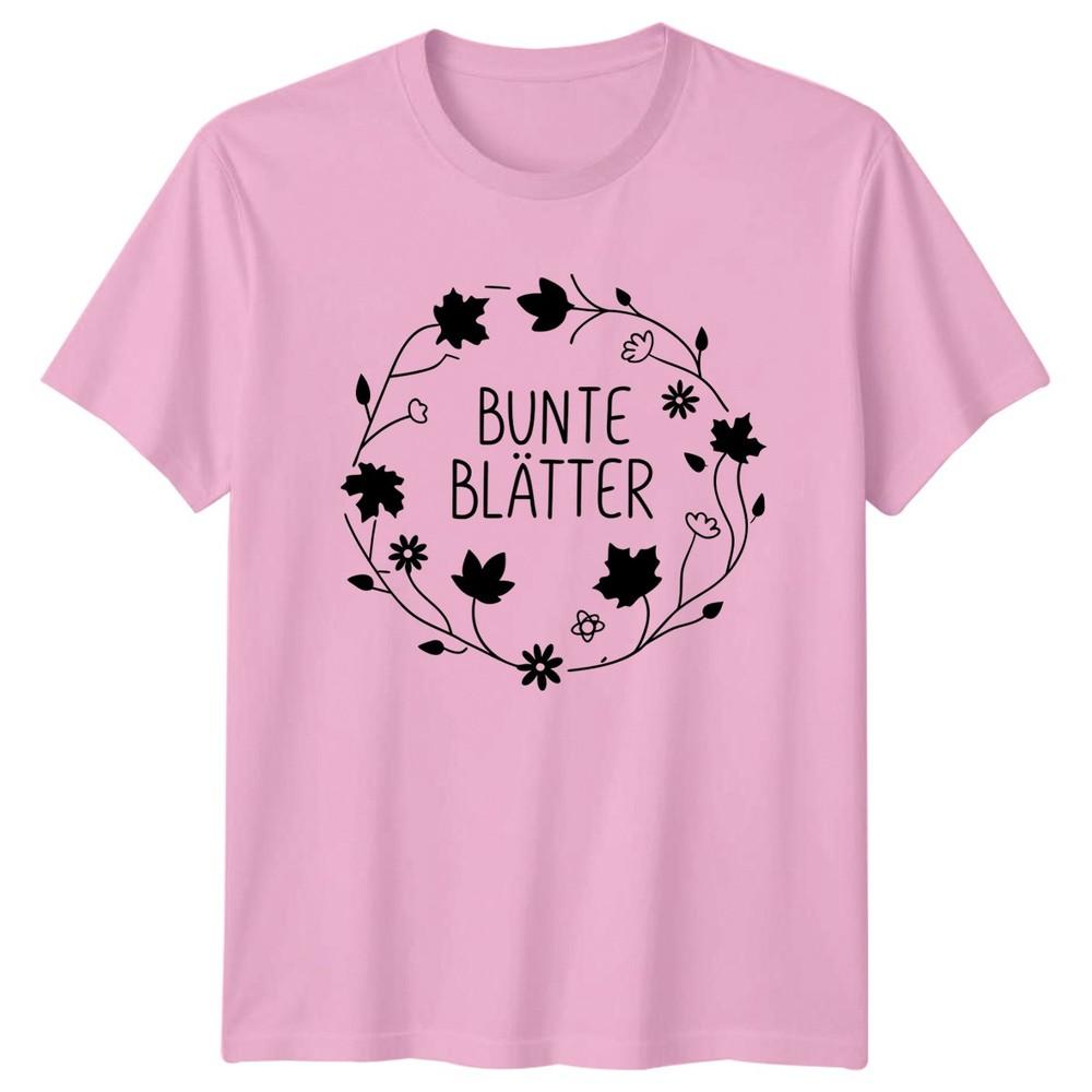 Bunte Bltter Unisexs TShirt Autumn Leaves Nature Autumn Gift For Her