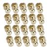 20set Brass Rivets Abrasion Resistance Imitation Gold Luggage Hardware Accessories for Craft
