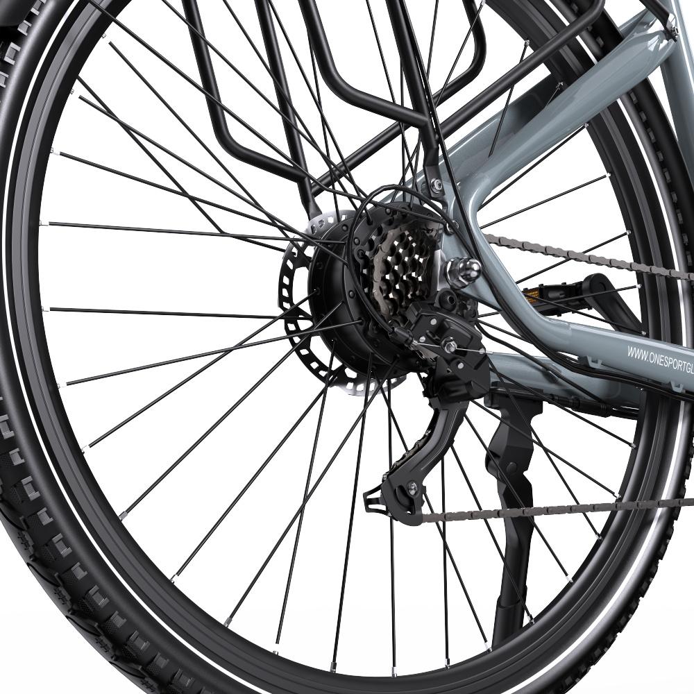 ONESPORT OT05 Pro 22.5AH battery, 250W motor, 700C*50C tires, 140 km range, 25 km/h speed, electric bike,2025