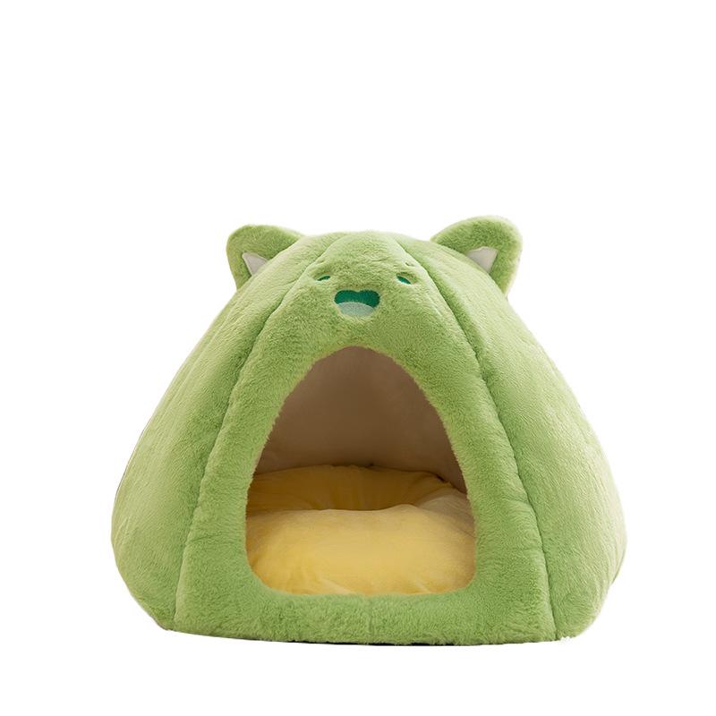 Autumn and Winter Cats Keep Warm  Funny Animals  Enclosed Cat Nests  Teddy Small Dog Kennels  Cute Pet Nests