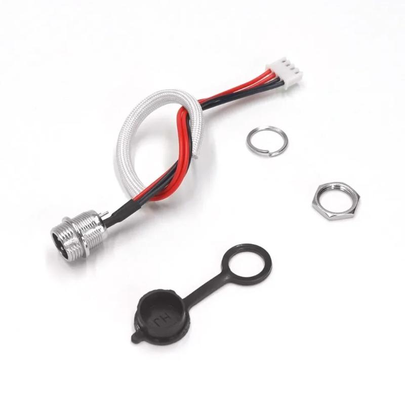 Balance Scooter Battery Charging Port 4 Wire Double Protections Automatic Power Off & Brakes Signal Transmission Design