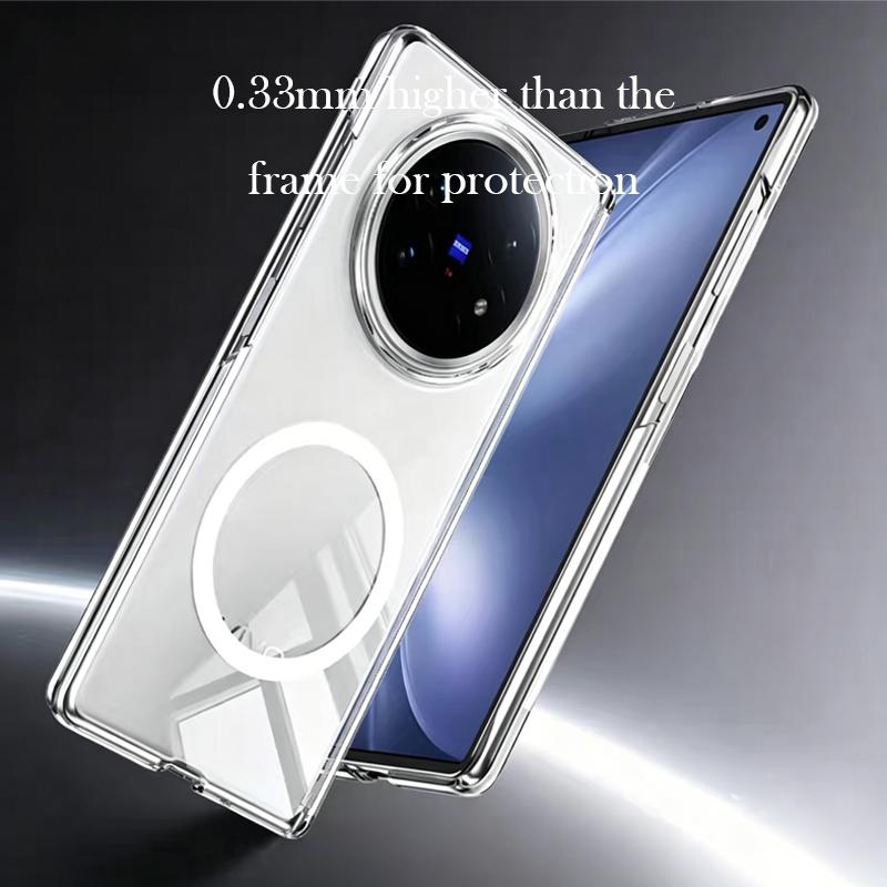 ESCASE Case For VIVO X Fold 6 Wireless Charging Back Cover Case for VIVO X FOLD 6