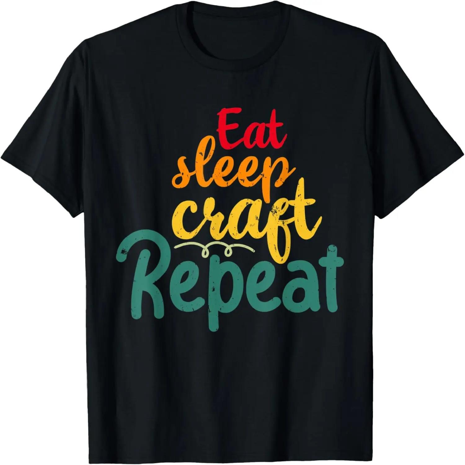 Crafting Sewing Retro Vintage Design T-Shirt S