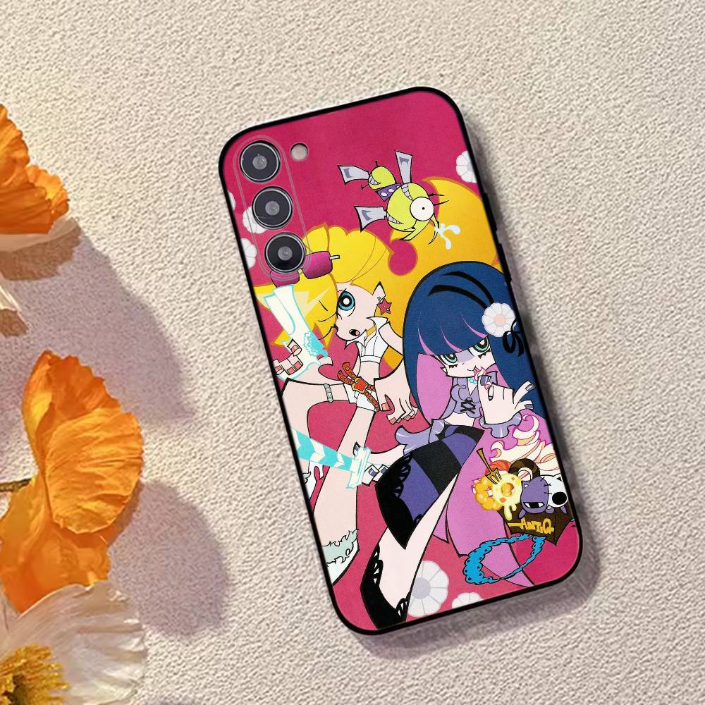 P-Panty Stocking Garterbelt Phone Case For Samsung Galaxy A73,A72,A71,A70,A53,A52,A51,Others Soft Black Cover