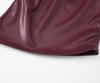Sexy Shoulder Waist Women's Tops Leather Vest with Sleeves Irregular Hem Vest Women's Clothing
