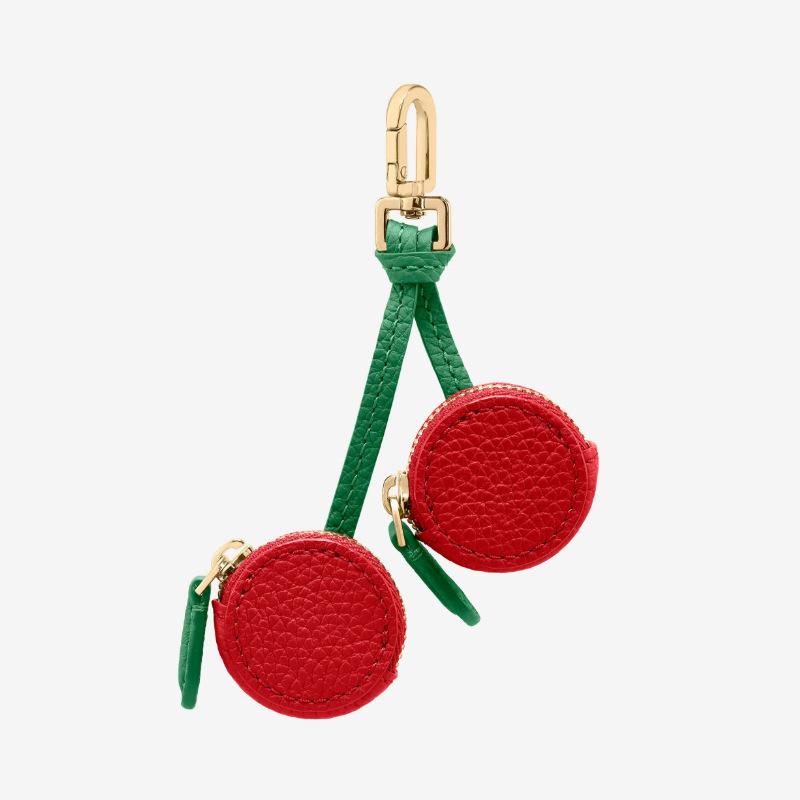 Strawberry Fruit Coin Purse Keychain: Mini Gift Pouch Pendant