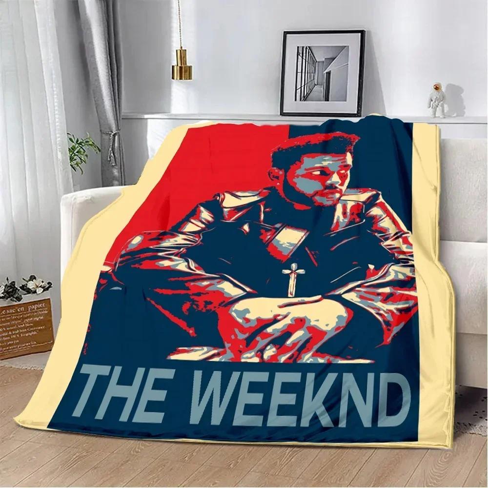 The Weeknd XO Minimalist Poster Printed Blanket Picnic Blankets Warm Blanket Soft and Comfortable Home Travel Birthday Gift