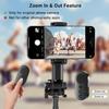 Wireless Camera Remote Control with Zoom for iPhone & Android, Versatile Shutter with Front/Rear Camera Switch for Photo & Video, Smartphone Remote