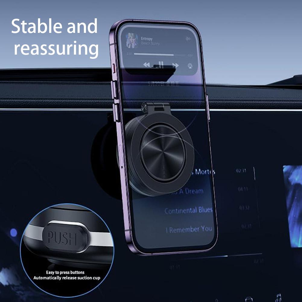 Car Phone Holder Magnetic Cell Phone Holder Suction Cup Cell Phone Car Mount for iPhone Smartphone