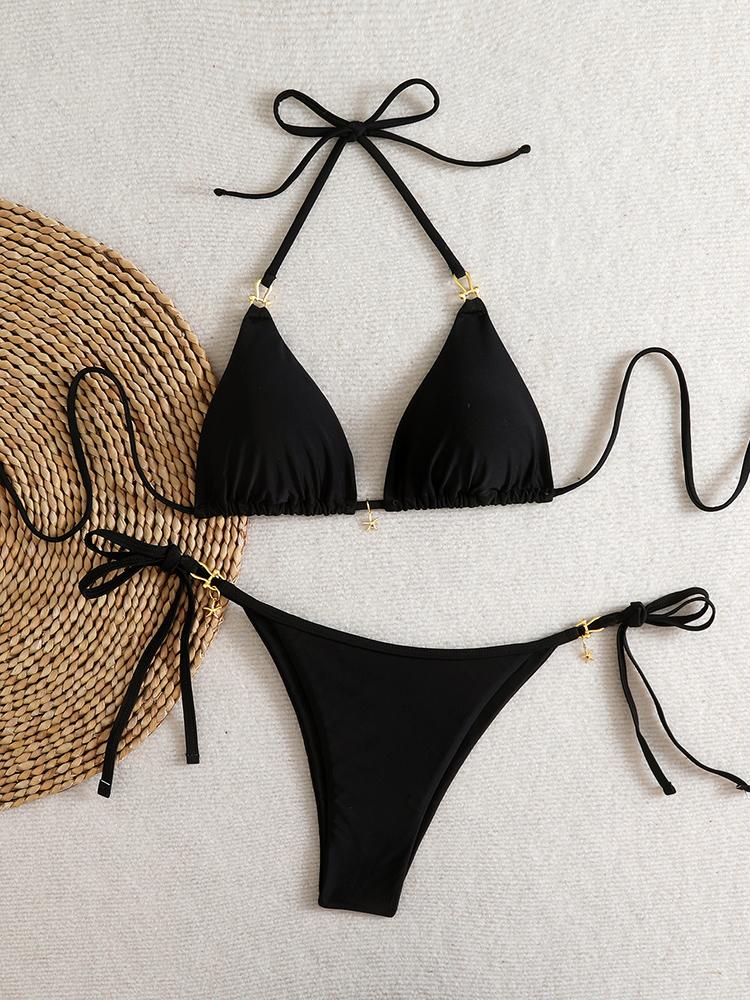 Sexy Triangle Micro Bikini 2026 Women's Swimsuit Beachwear Bathing Suit Woman Summer Thong Bikinis Set Two-piece Female Swimwear