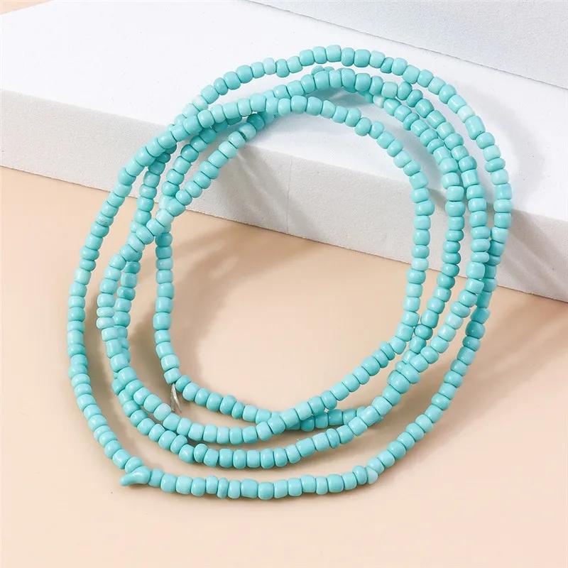 Bohemian Handmade Beaded Bracelets for Women Multi Layer Colorful Beads Bracelet Chain Girls Boho Jewelry Gifts