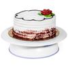 1Pcs Plastic Cake Turntable 360 Degree Rotating Anti-Slip Stand Platform for Home Cake Decorating Professional Bakery Tool