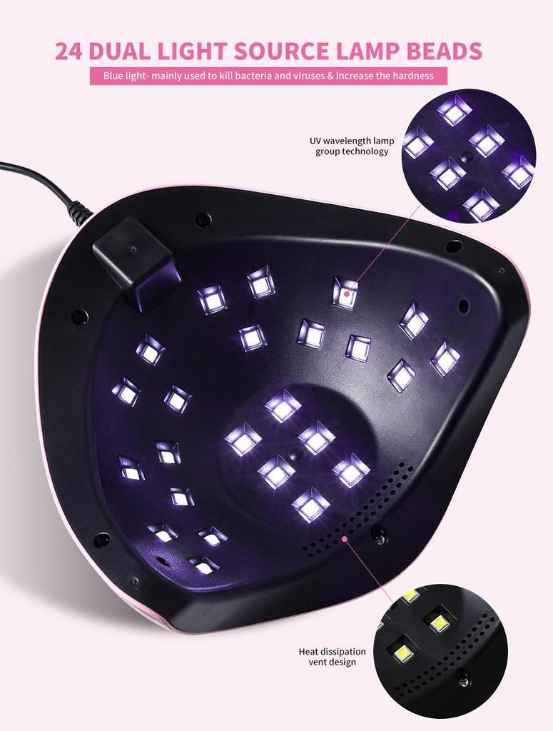 48W UV LED Nail Dryer Phototherapy Lamp