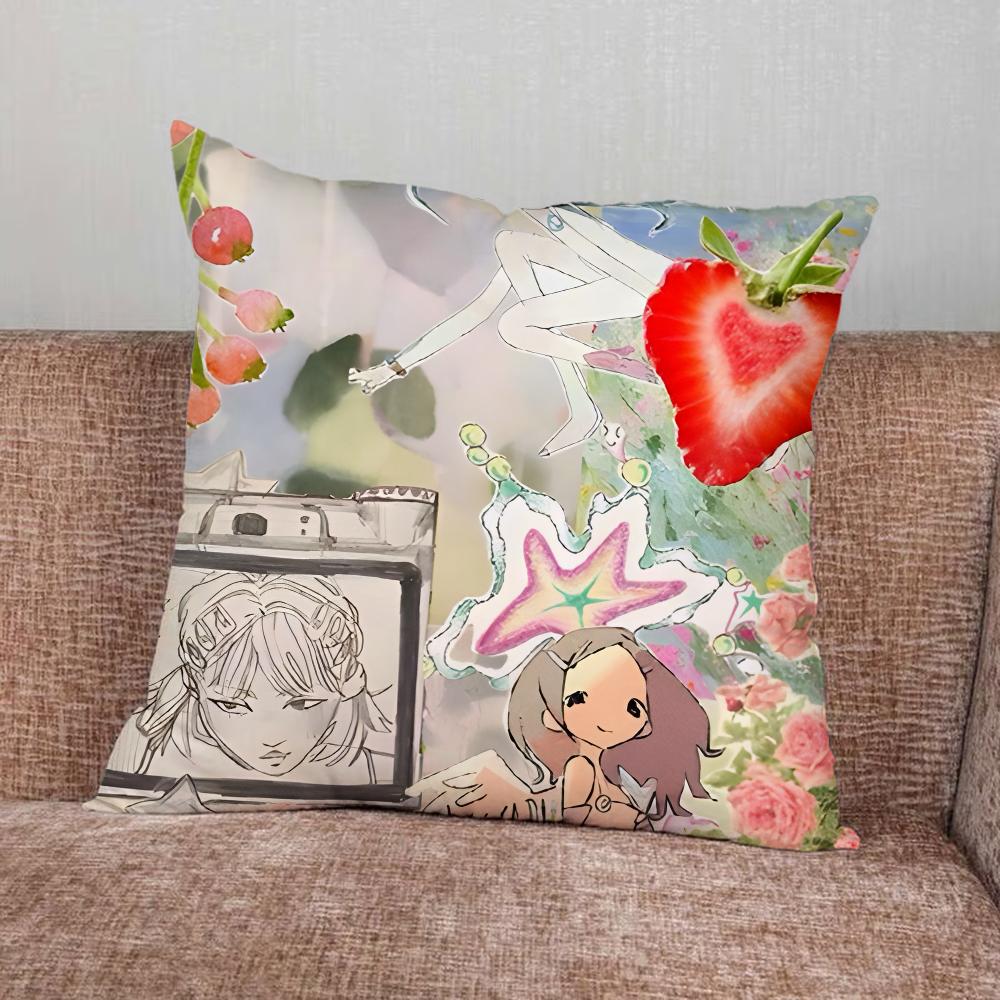 Aya Takano Japońska Malarka Poszewka na Poduszkę Do Domu Sypialni Samochodu Biura Dekoracja Salonu Pokrowiec na Poduszkę Sofy Odpowiedni