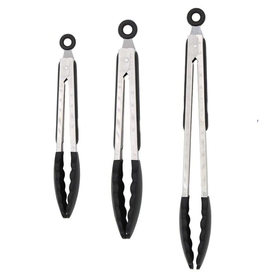 1pc Lebensmittelqualität Silikon Pasta Zange rutschfeste Edelstahl LebensmittBPA 1pc Lebensmittelqualität Silikon Pasta Zange rutschfeste Edelstahl LebensmittBPA