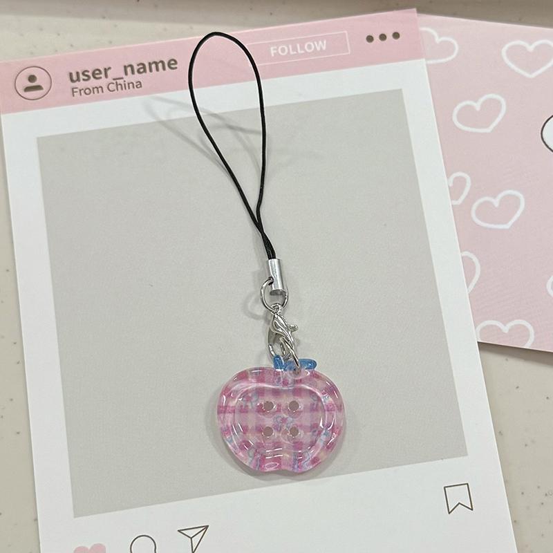 Cute Button Phone Charms Pendant Kawaii New Cases Mini Pendants Accessories For Schoolbag Ins Korea