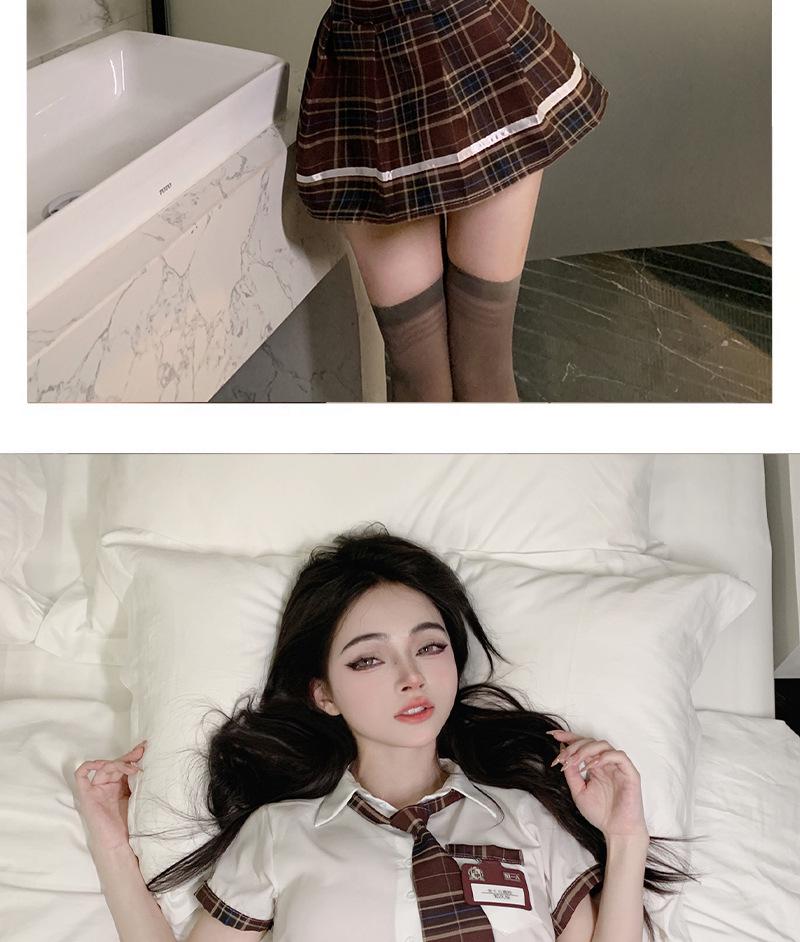 Sexy Academy-Style Lingerie: Pleated Skirt and Cute JK Uniform Set 2325
