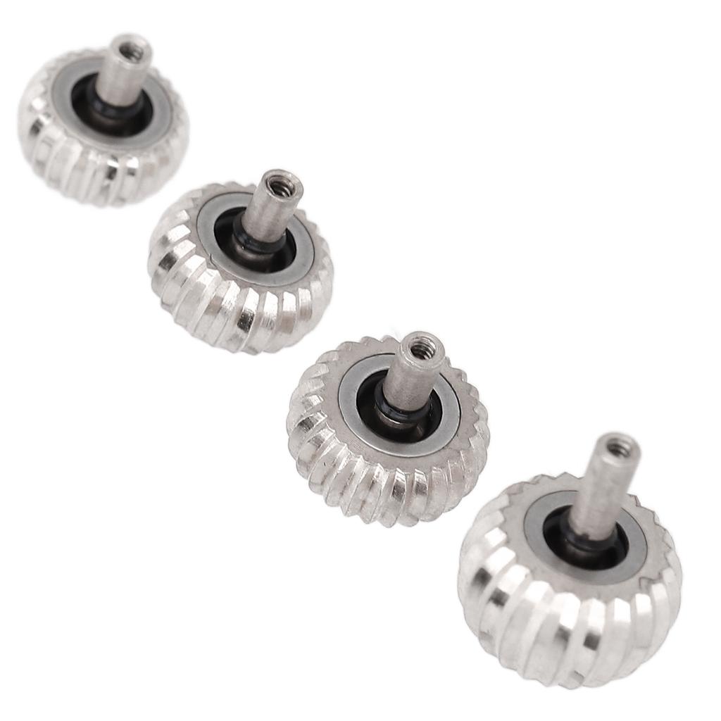 4Pcs Watch Crown Parts Easily Use Various Sizes Wear Resistant Wrist Watch Crown Replacement for Watch Repairer
