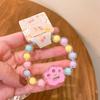 b16 New Design Sense Cool Sweet Cartoon Charm Jelly Colored Attract Cute Acrylic Exquisite Bracelet Wholesale Daily Versatile