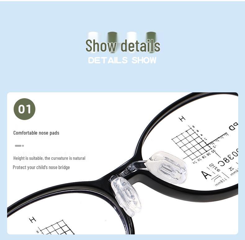 Eco-friendly Ultra-light Kids' Myopia Control Silicone Glasses Frame, Drop-resistant and Comfortable