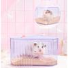 Pet Hamster Potty Sand Bath Large Hamster Sand Bath Cage Accessories Easy to Clean Not Spill Hamster Spa