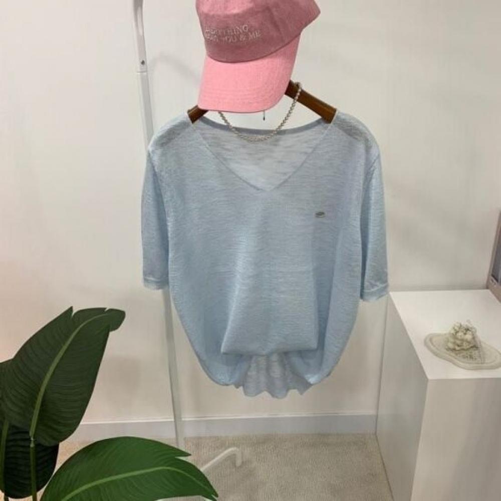 C S In The Room Women Pendant V neCk Short SleeVe Knit 6Color