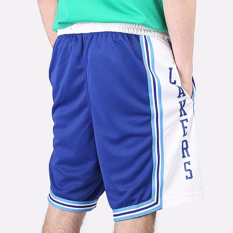 Nike Lakers Casual Basketball Shorts 2020-2021 Season Men Bottoms Blue CN1029-495
