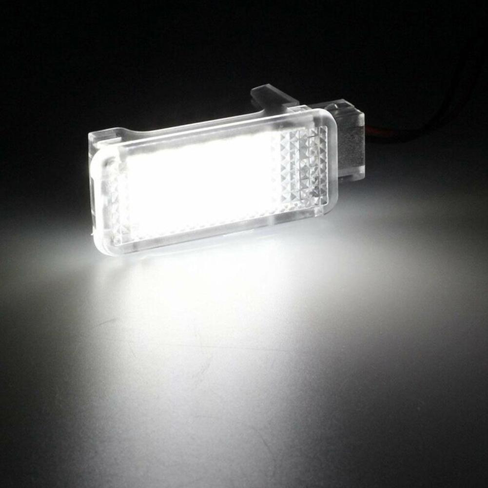 New 2Pcs PC LED Luggage Trunk Lamp Waterproof Dust-proof Interior Dome Light for Skoda Octavia Fabia Superb Roomster Kodiaq Yeti