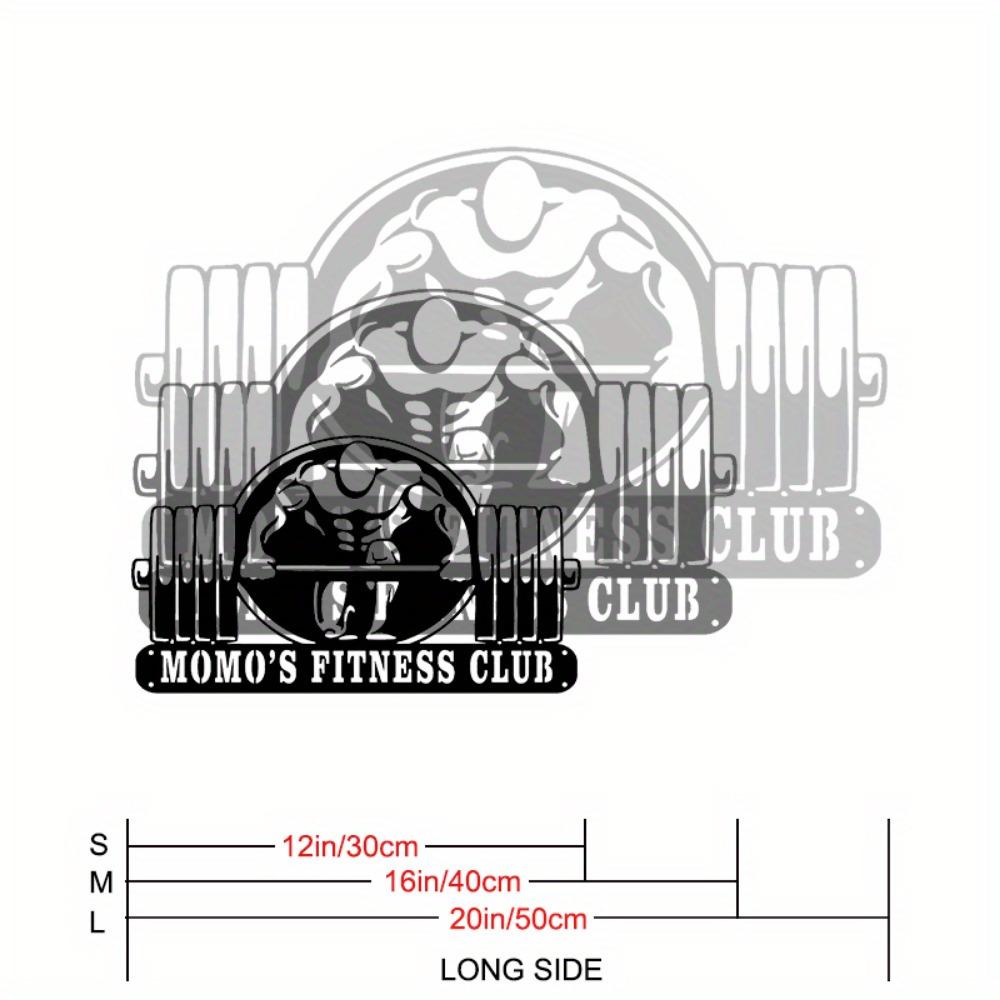 Unique Customizable Metal Wall Art Gym Decor Home Sign 30cm