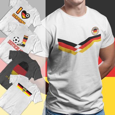 Herren Auswahl DEUTSCHLAND Fußball Regular Fit T-Shirts 2024 Deutsche Weltmeisterschaft