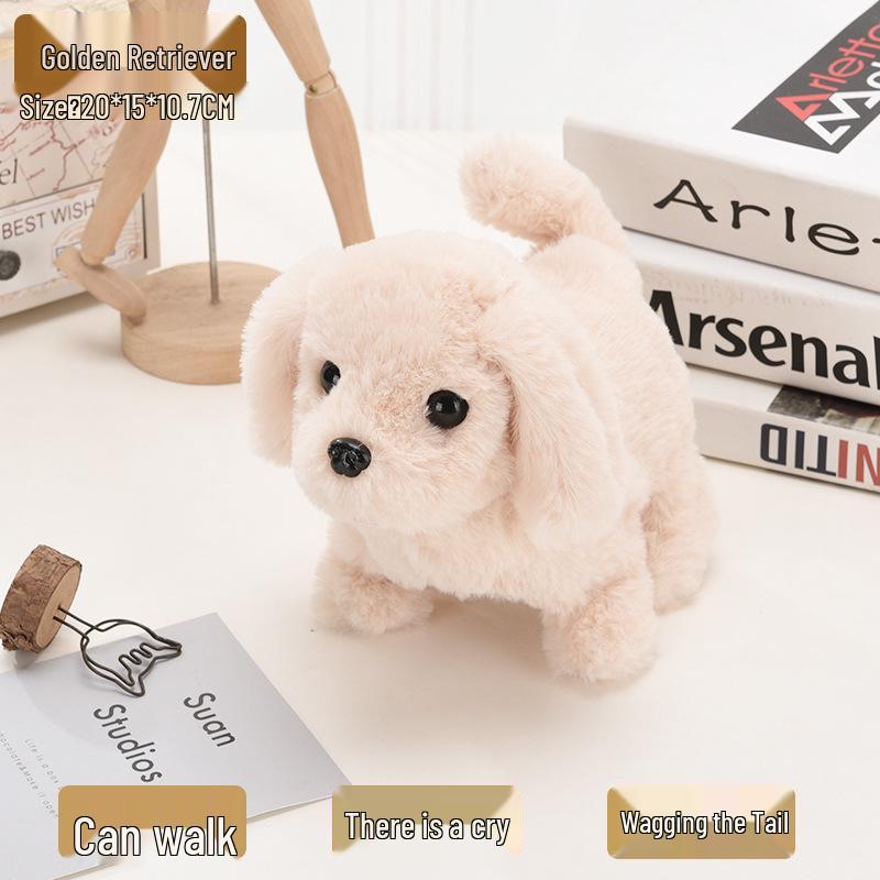 Plush Electric Walking & Barking Teddy Dog Simulation Toy for Children