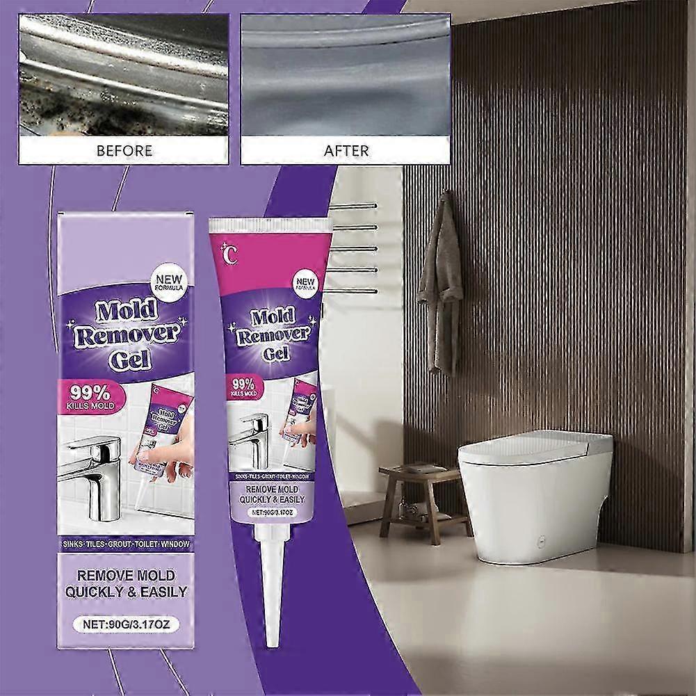 Mold Remover Gel Strong Cleaning Gel Penetrates All Surfaces Instantly Removes Mold From Washing Machines Bathrooms Wall Tiles