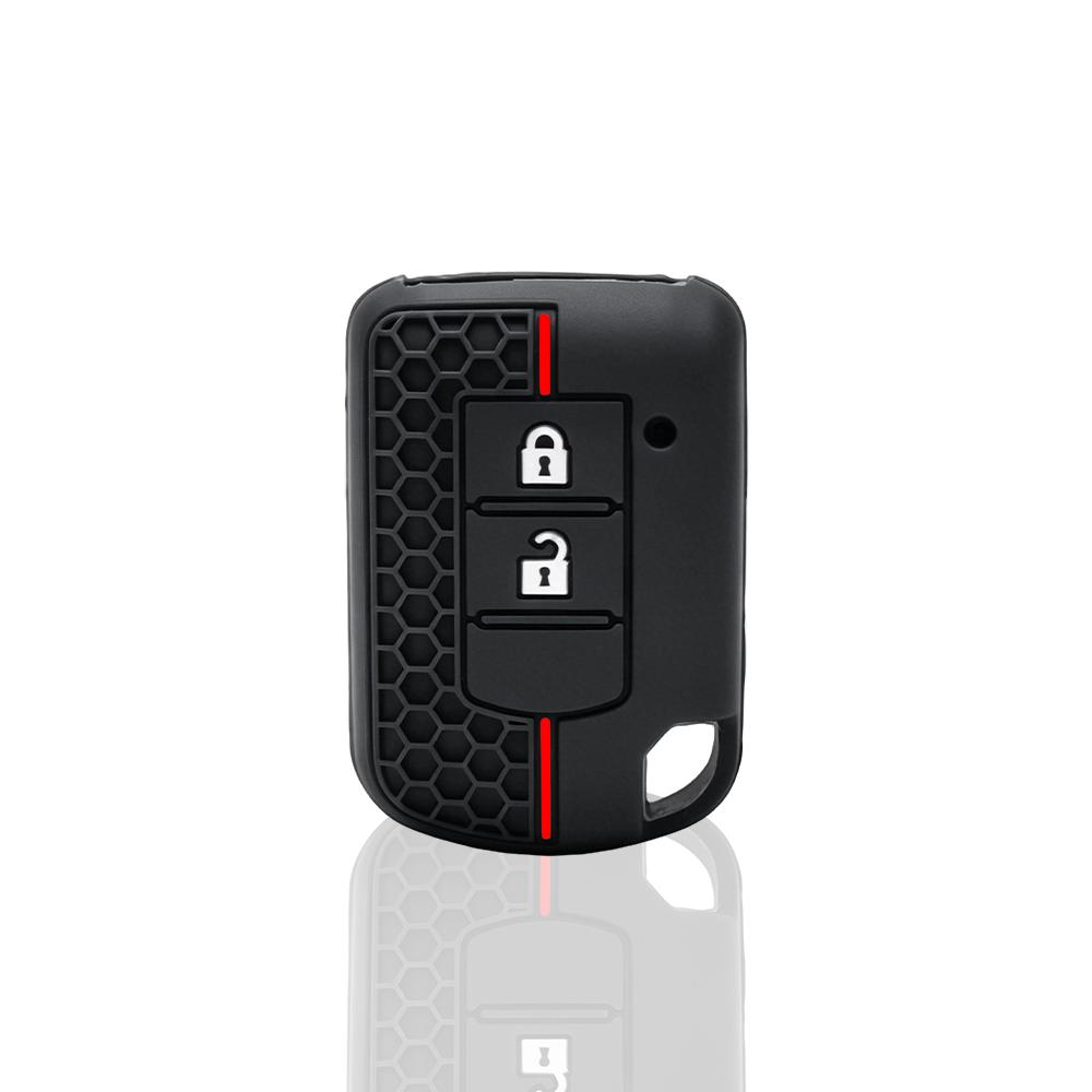 2 Buttons Shell Fob Holder For Mitsubishi Eclipse Cross Outlander Sport Mirage G4 Lancer Remote Silicone Car Key Fob Case Cover