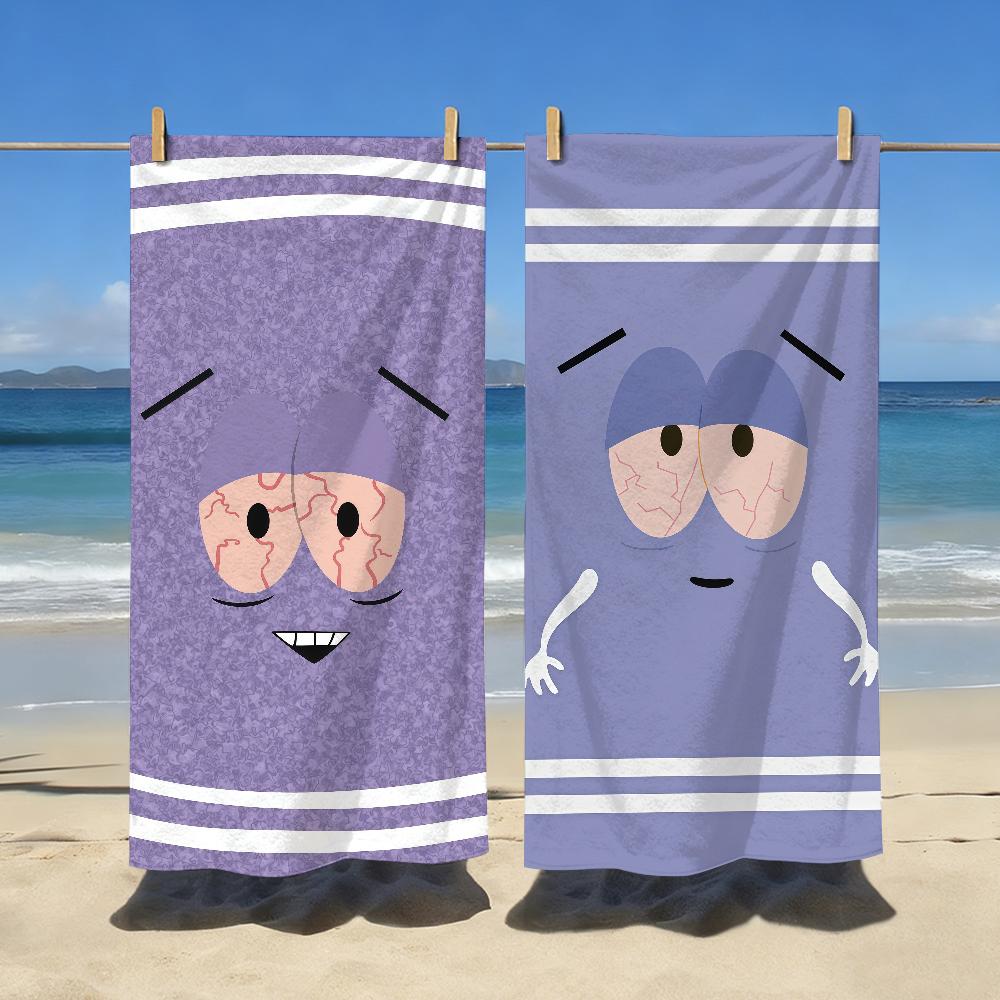 Funny T-Towelie Cartoon Towel Sports Quick Dry Travel Camping Gear Sandproof Soft Light Large Beach Towel