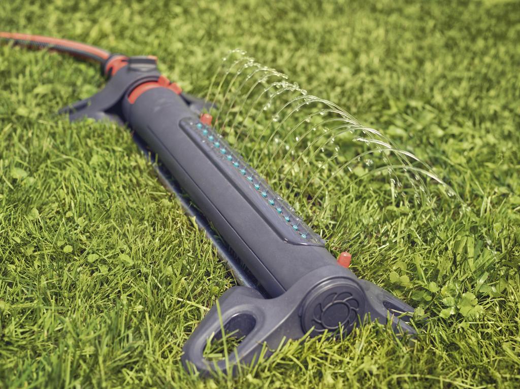 Zraszacz Pistolet Wahadłowy Gardena Aquazoom M 250M2 Do Nawadniania Trawy