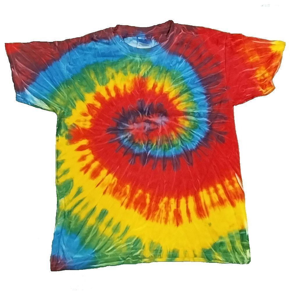 Child Rainbow Swirl Tie-Dye T-Shirt S