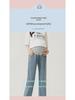 High Elastic Tencel Maternity Wide-Leg Jeans - Casual Summer Wear