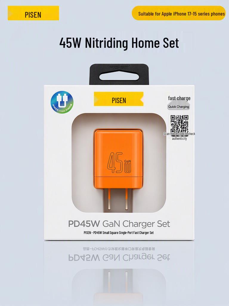 PISEN PD30W Fast Charger for Apple iPhone 14 & iPad