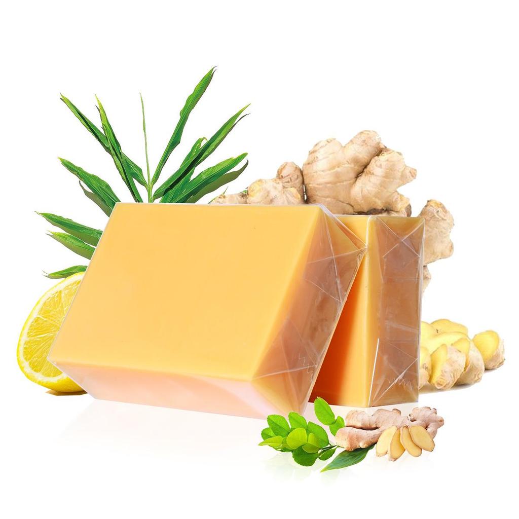 Silk, Sea Salt, Ginseng Horse Oil, Ginger, Essential Oil, Turmeric Handmade Soaps