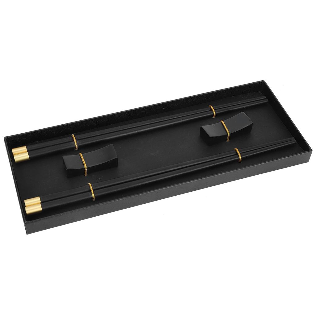 Chinesischer Stil Essstäbchen Set Haushaltsgeschirr Besteck für Zuhause Hotel Restaurant Geschenk 2 Paar mit