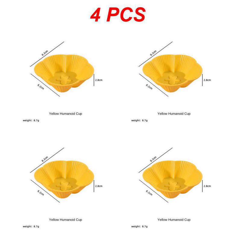 2/4PCS Silicone Mold Various Colors Texture Is Soft And Delicate Soft And Tough  high Temperature Resistance Of Mold