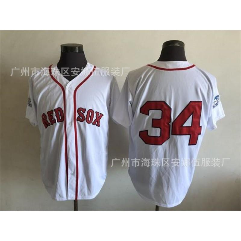 2026 Boston Red Sox Retro Embroidered Baseball Jersey Mens Womens Team Sports Uniform