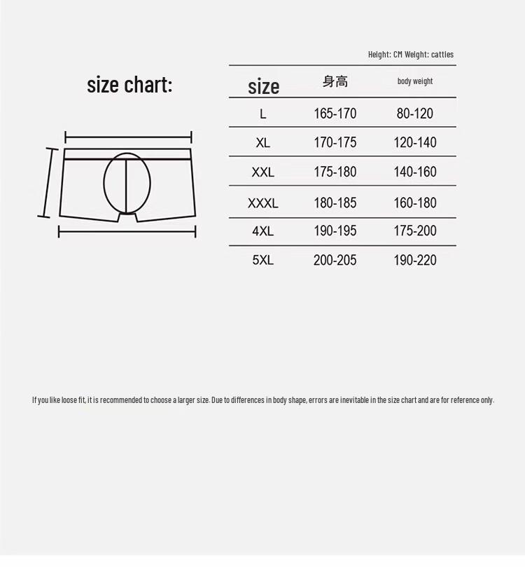 MaoRen Men's Pure Cotton Antibacterial Boxer Briefs