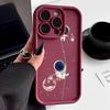Space Astronaut Print TPU Case For iPhone 17 Air 16e 15 16 Pro Max 14 Plus 13 12 17 Pro 11 Shockproof Soft Silicone Phone Cover