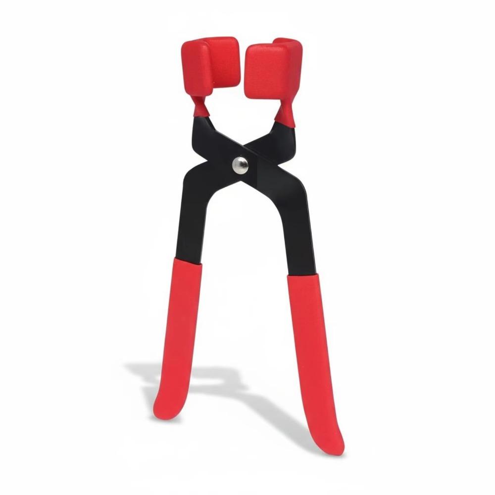 Heavy Duty Wheel Nut Cover Removal Pliers High Performance Practical Lug Nut Removal Tool Easy to Use Soft Rubber красный
