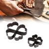8PCS Alloy Steel Leather Cutting Die Set Hollow Punch Set  for Leatherwork, Fabric, Foam