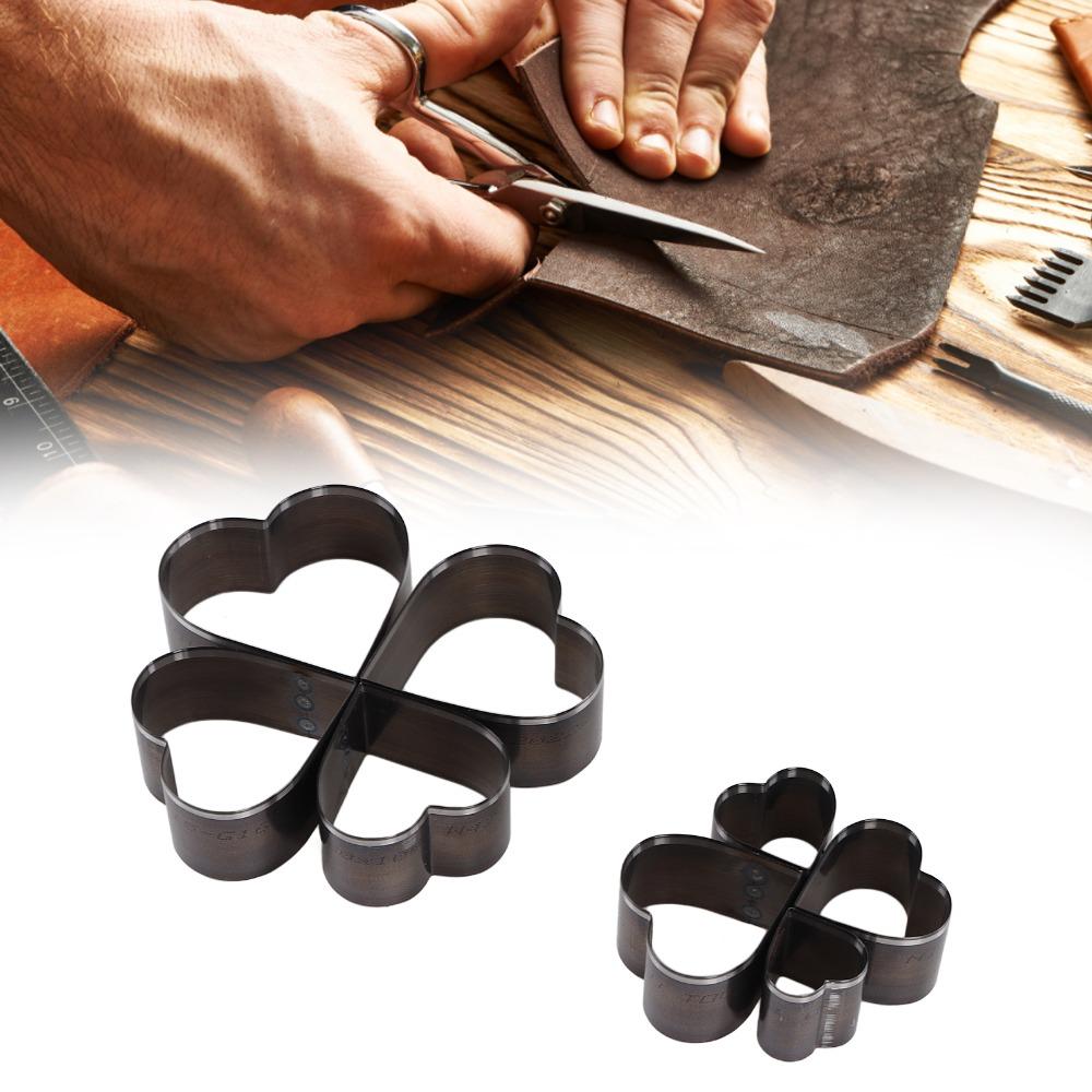 8PCS Alloy Steel Leather Cutting Die Set Hollow Punch Set  for Leatherwork, Fabric, Foam