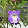 Plush Penguin Whimsical Toy Keychain Lovely Animal Pendant Perfect For Backpack