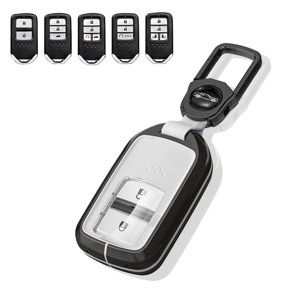 

Чехол для смарт-ключа для Honda Кнопочный бесключевой доступ для Honda Civic Accord Fit Pilot Чехол для ключа Honda Собранный чехол для ключа Металлическая сумка для ключей Сумка для ключей Чехол