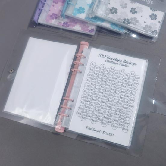 

Yousheng Money Saving Challenge Binder 100 Конверт Устойчивое мотивирующее решение Сложная папка для целей экономии